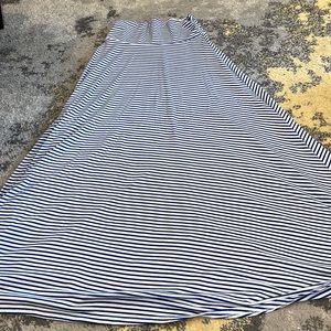 Blue and White Stripe Maxi L